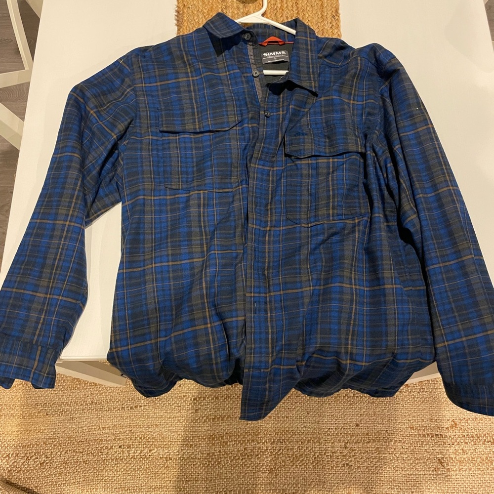 Simms fishing thicker flannel